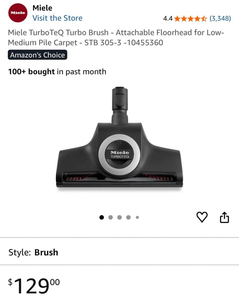 Miele TurboTeQ Turbo Brush STB 305-3 - photo 2