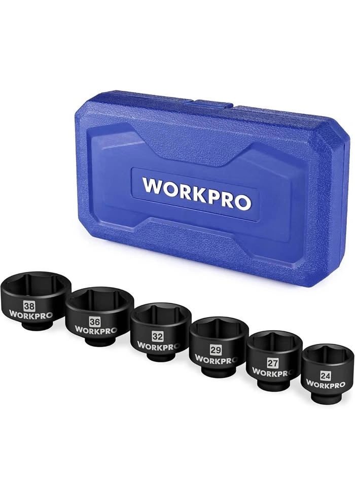 WORKPRO 6-Piece Oil Filter Wrench Set