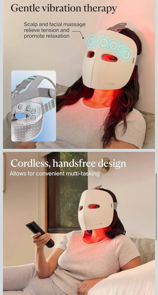 TheraFace Mask LED Light Therapy Skin Care Face Mask with Vibrat - photo 5