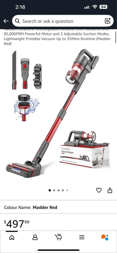 Cordless vacuum cleaner - photo 2