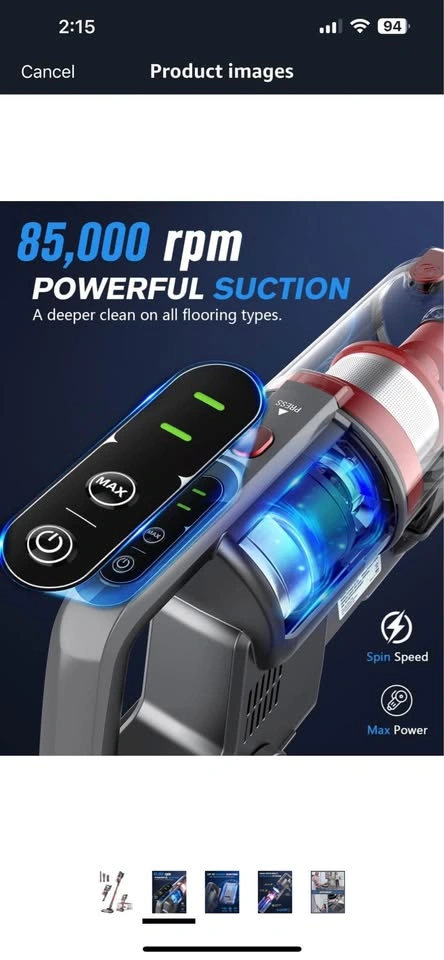 Cordless vacuum cleaner - photo 3