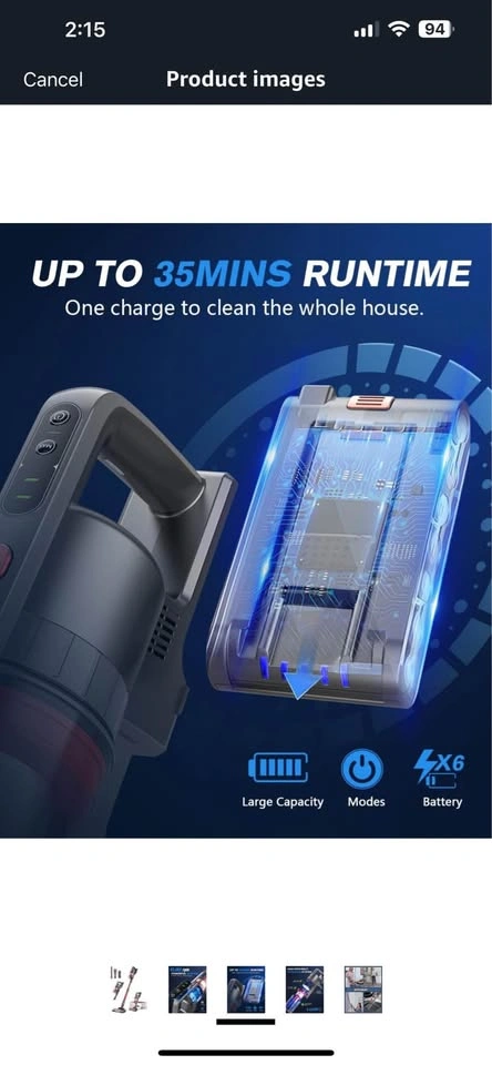 Cordless vacuum cleaner - photo 4