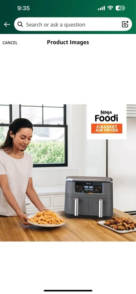 Ninja Foodi 6-in-1 8-qt. 2-Basket Air Fryer - photo 3