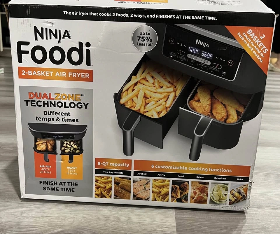 Ninja Foodi 6-in-1 8-qt. 2-Basket Air Fryer - photo 5
