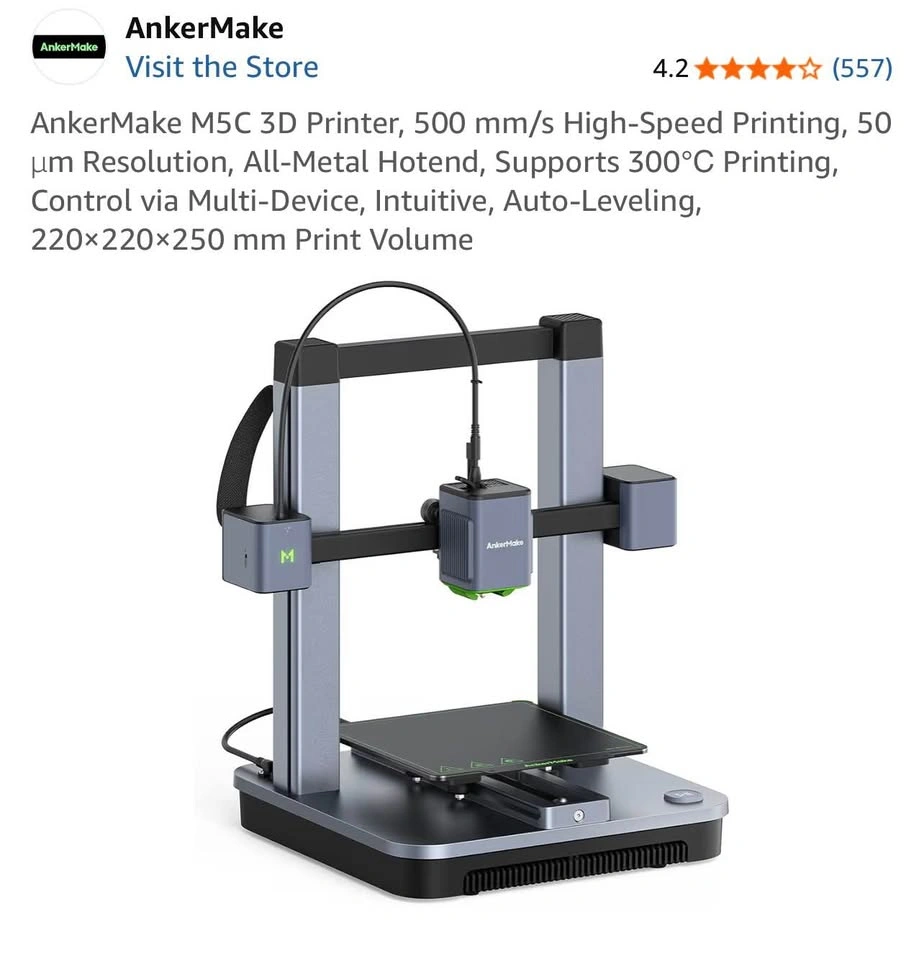 AnkerMake M5C 3D Printer - Fast & High-Res - photo 2