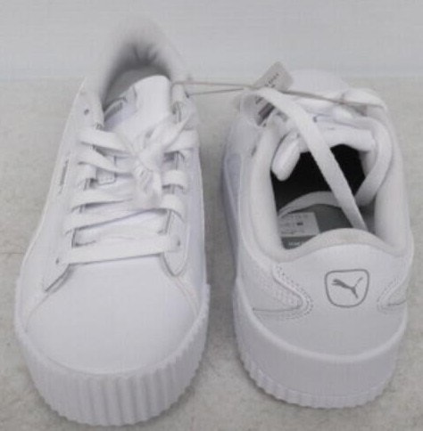 NEW Puma Womens Size 8 Carina Court White Leather Sneakers - photo 4