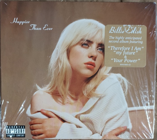 NEW Happier Than Ever by Billie Eilish CD Sealed - photo 2