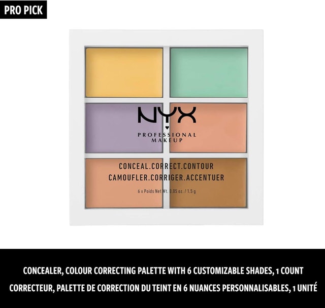 NYX Professional Makeup Concealer 6 Colour Corrector Palette - photo 2