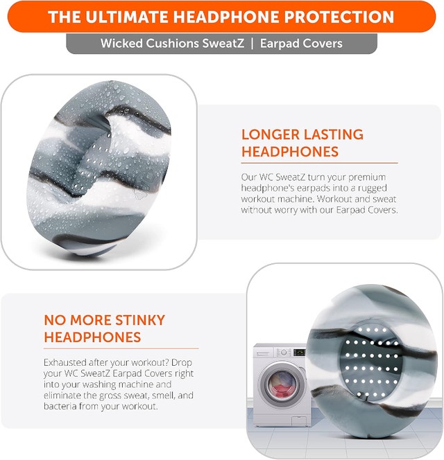WC SweatZ Patented Earpad Covers for Beats Studio, Bose 700 - photo 3