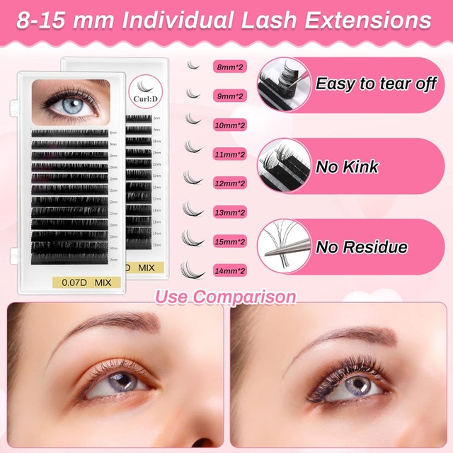 DIY Eyelash Extension Training Kit - 227 Pcs - photo 4
