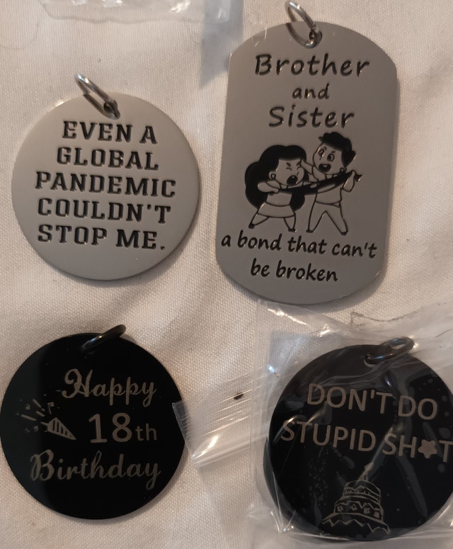 NEW Key Chains - 18th Birthday, Drive Safe Mom, Do Epic Sh*t - photo 3