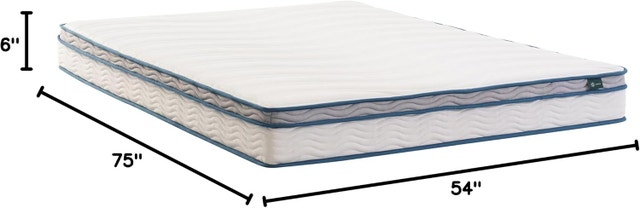 NEW Zinus Full Mattress - 6 Inch Foam & Spring Hybrid - photo 2