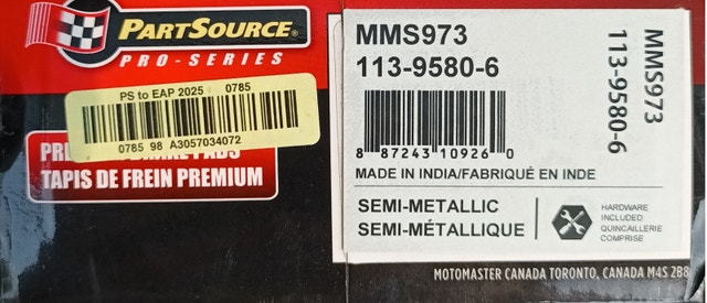 Part Source Pro-Series OE+ Brake Pads - New - photo 2