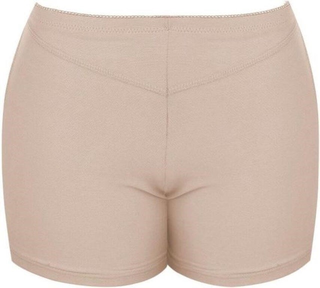 NEW FOCUSSEXY Women's 3XL Beige Butt Lifter Underwear Boyshort - photo 2