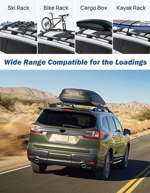 JOYTUTUS Roof Rack Cross Bars for Subaru Outback Wilderness - photo 5