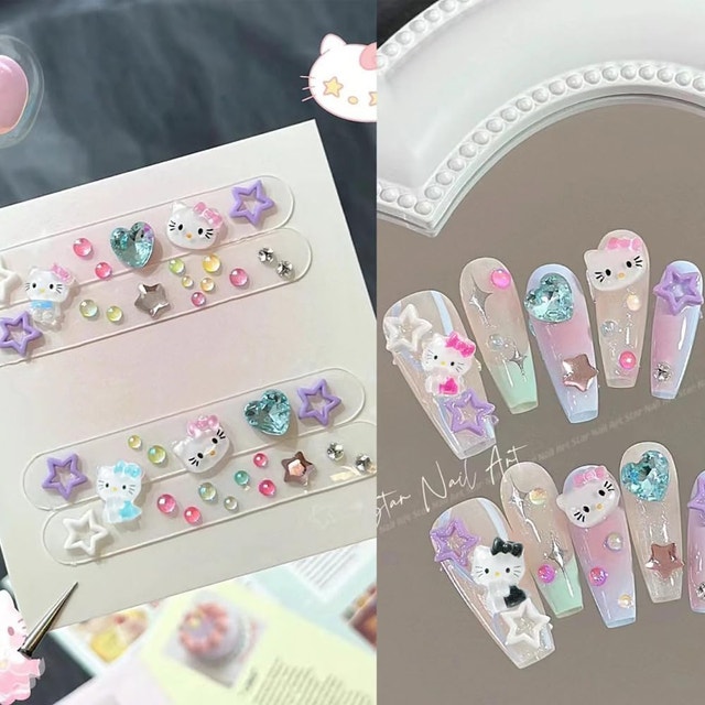 3D Kitty Cat Nail Art Charms, Resin Decorations (42 pcs) - photo 4