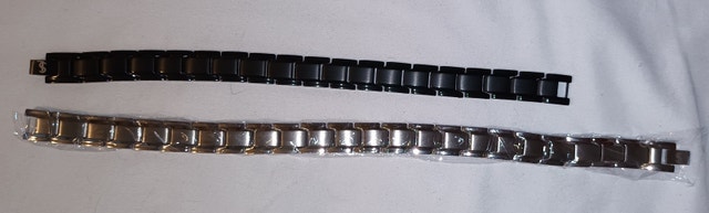 2 NEW Magnetic Bracelets for Men, Stainless Steel - photo 4