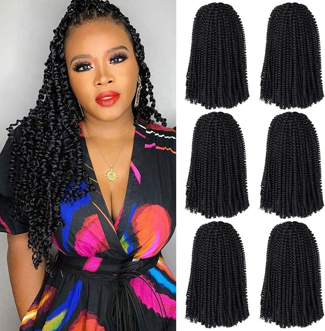 6 NEW Packs Spring Twist Braiding Hair