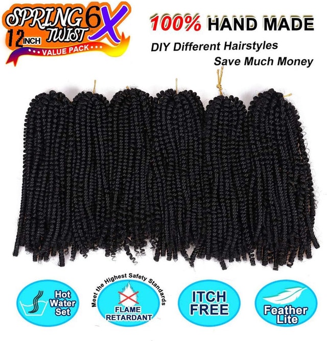 6 NEW Packs Spring Twist Braiding Hair - photo 3