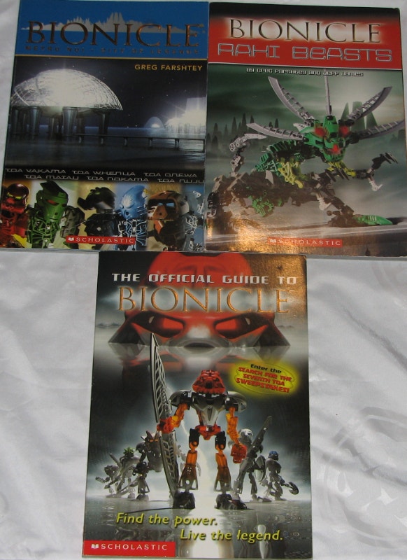 3 Bionicle Books by Scholastic