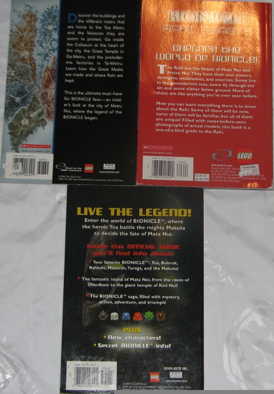 3 Bionicle Books by Scholastic - photo 2