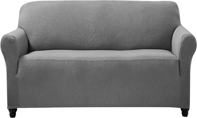 NEW Grey Loveseat Home Beyond Stretch Covers - photo 2