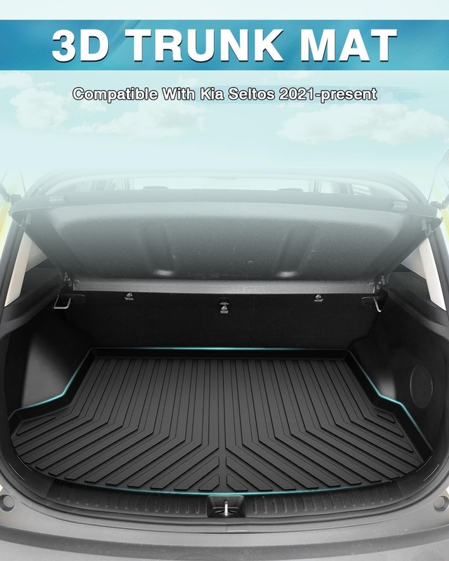 NEW All Weather Rear Trunk Liner Cargo Mat 2021-24 Kia Seltos