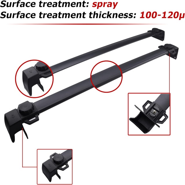 NEW Richeer Roof Rack Cross Bars for 2017-21 Compass MP - photo 3