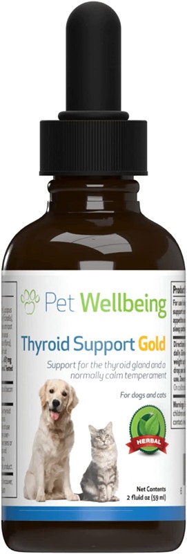 Pet Wellbeing Thyrood Support Gold Value Size
