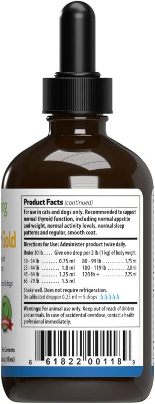Pet Wellbeing Thyrood Support Gold Value Size - photo 3