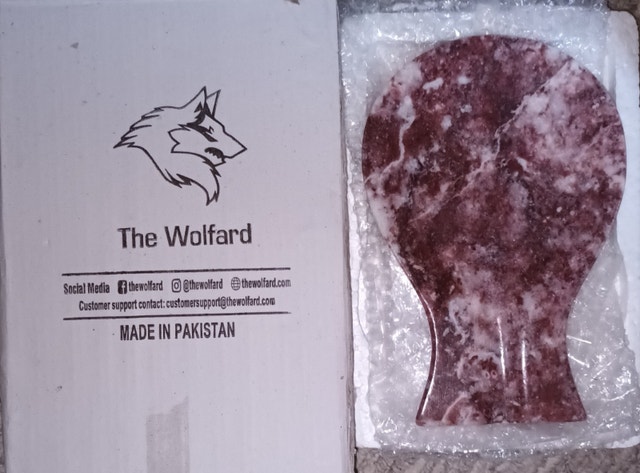 NEW The Wolfard Luxury Handmade Red and White Marble Spoon Rest - photo 3