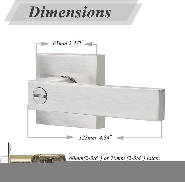 Probrico 10 Pack Satin Nickel Door Handles - New - photo 3
