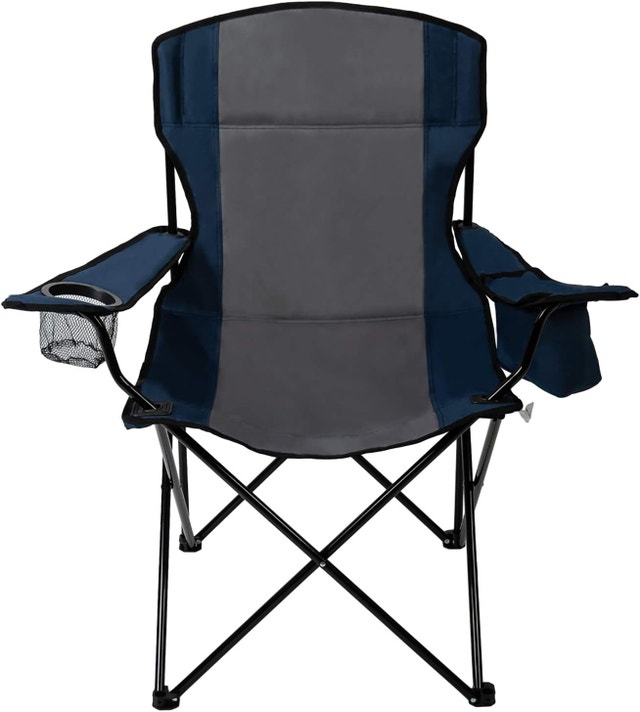 NEW Pacific Pass Full Back Quad Chair - Camping Chair with Coole