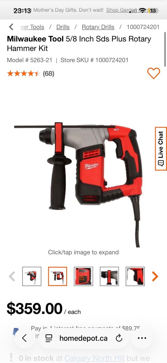 Milwaukee 5/8” SDS Plus Rotary Hammer - photo 3