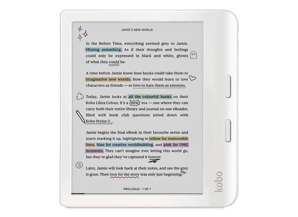 Kobo Libra Colour eReader - 7" Color E Ink Display