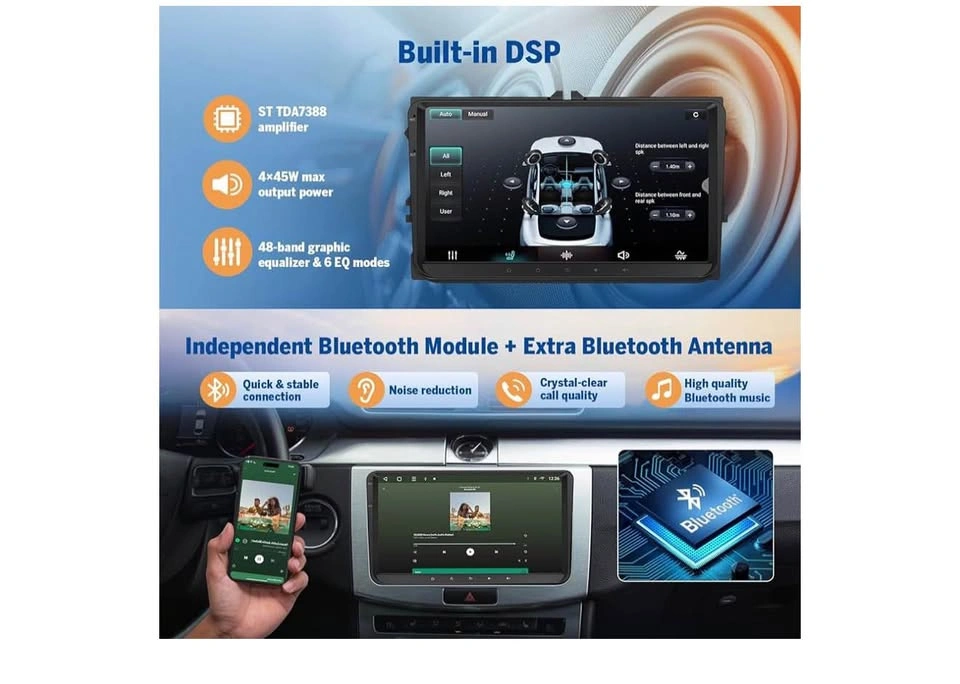 Eonon Android 14 Radio for VW Jetta, Golf, Tiguan, Passat - photo 4