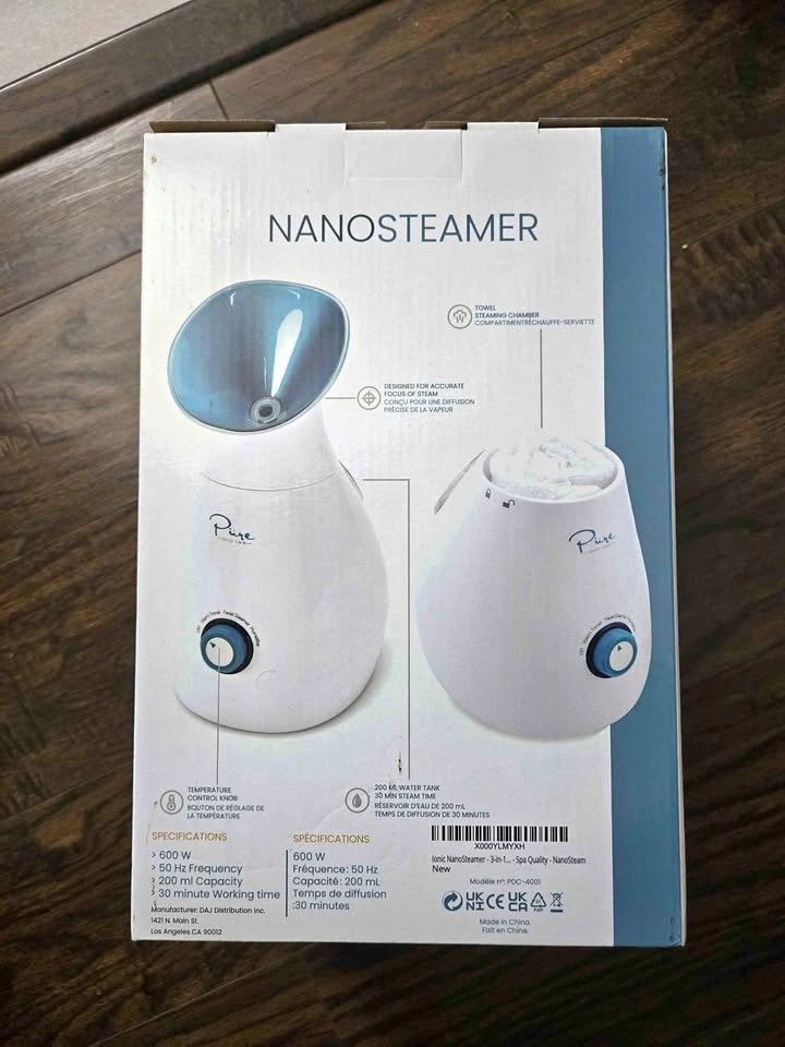 NanoSteamer - 3-in-1 Facial Steamer & Humidifier