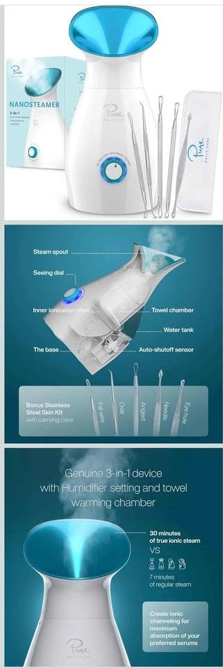 NanoSteamer - 3-in-1 Facial Steamer & Humidifier - photo 2
