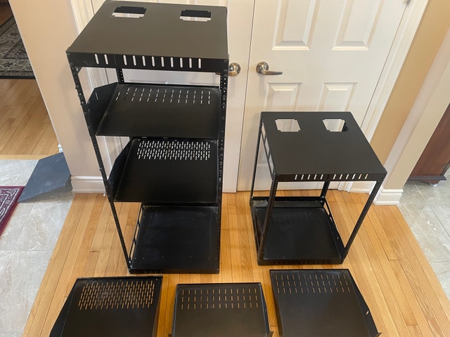 Metal Shelving Unit for Audio/Media
