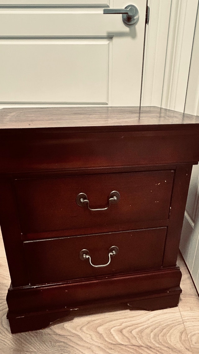 Cherry Wood Nightstands / Bedside Tables – Set of 2 - photo 3
