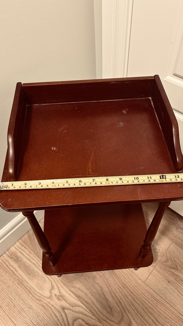 Vintage style Wooden Side Table / Plant Stand - photo 5