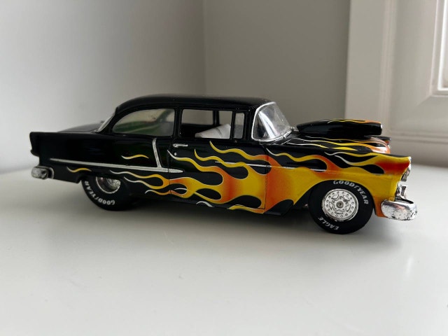 Diecast 1997 RACING CHAMPIONS 55 Chevy Bel Air - photo 2