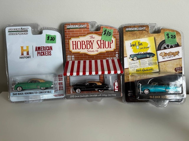 GREENLIGHT 1949 BUICK ROADMASTER set of 3