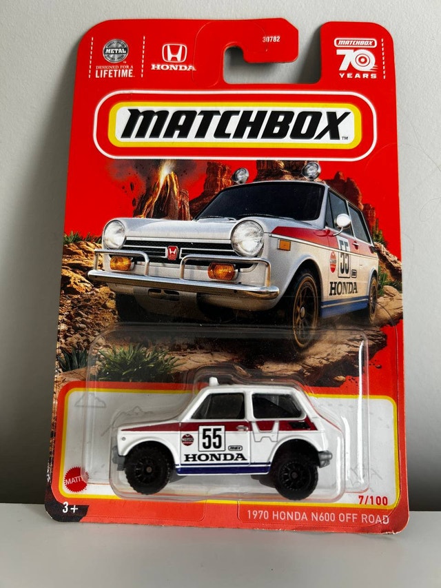 Matchbox 1970 Honda N600 Off Road, White 7/100