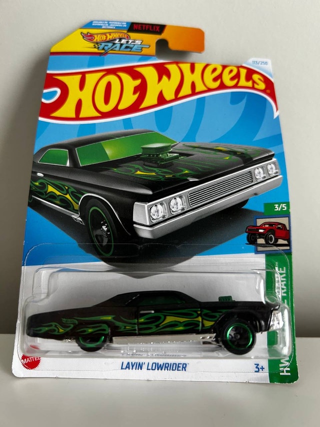 2021 HOT WHEELS #113 - Layin Lowrider HW Reverse Rake