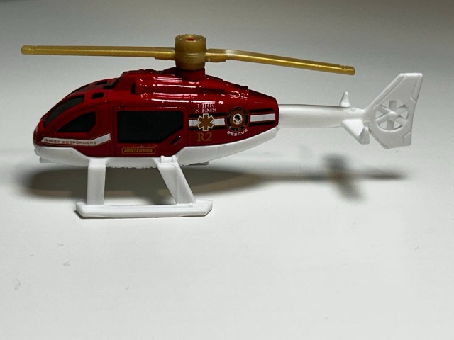 2001 Matchbox Fire Helicopter