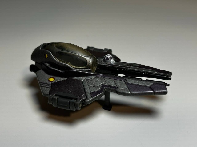 STAR WARS TITANIUM JEDI STARFIGHTER MACE WINDU PURPLE 2005 - photo 5