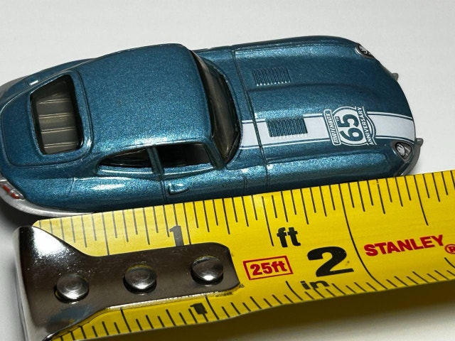 Matchbox Jaguar E-type Coupe 1961 Blue 1/64 2005 Mattel - photo 2