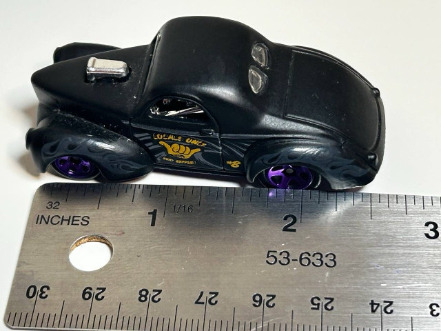 Hot Wheels ‘41 Willys Black Diecast & Toy 2015 Mattel - photo 3