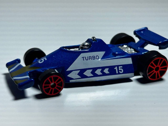 Maisto Indy Racing Car Turbo Diecast #15 Blue Red Race Toy - photo 2